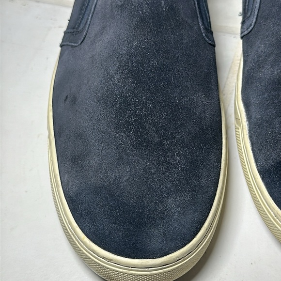 Vince Blue Suede Slip On Loafer Mens Sneaker Shoes 10.5 - Picture 3 of 12